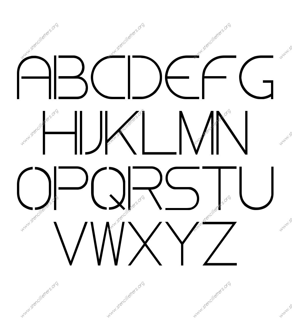 Thin Stylish Custom Made to Order Stencil