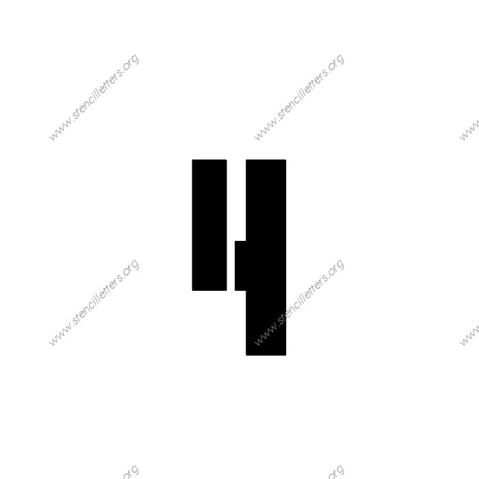 /1-12inch-stencils/256-army/numbers0-9/number-stencil-4.jpg