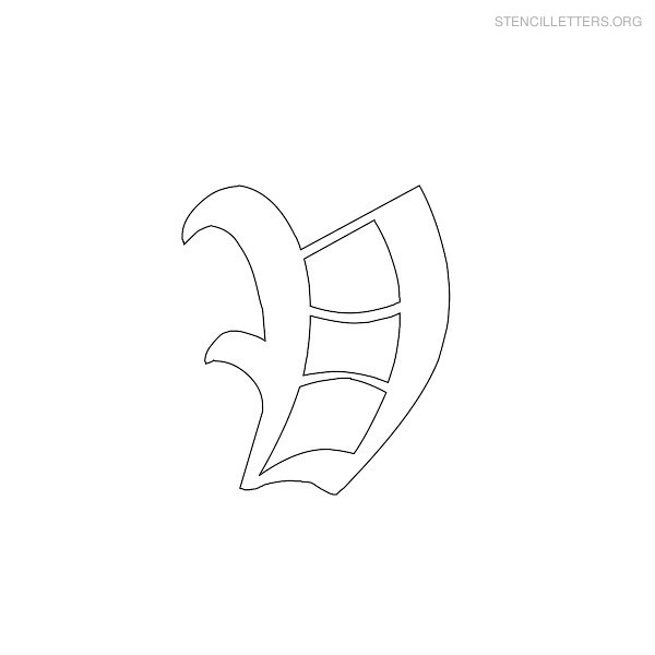 Stencil Letter Gothic V